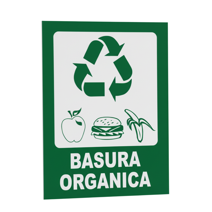 Señalamiento No Tire Basura Residuos Peligrosos 30X40 Mate