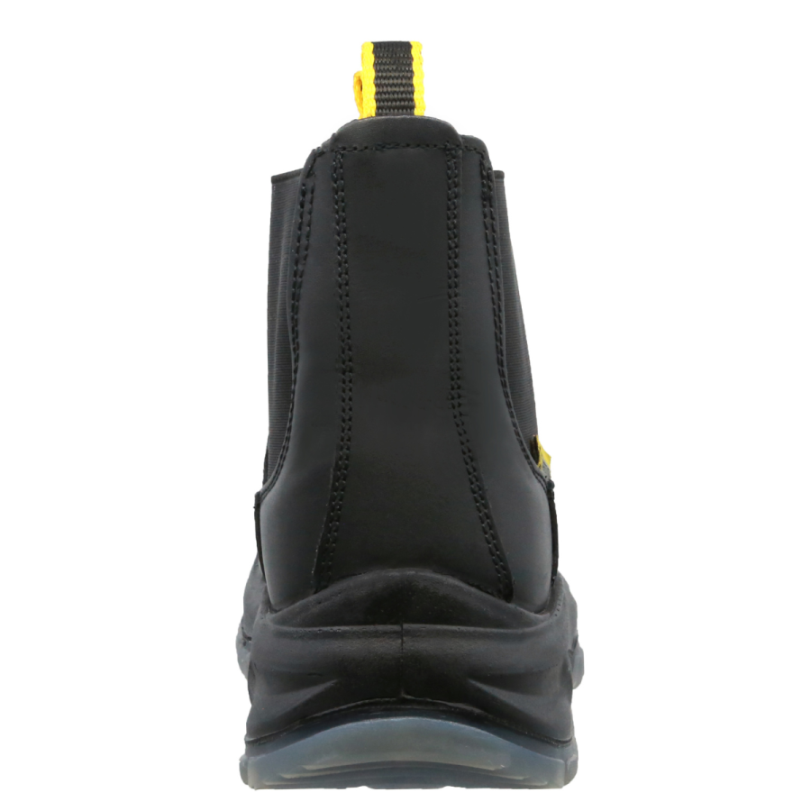 Botín Industrial , Marca Triples Pro, Piel Negro, Modelo 504