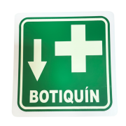 Señalamiento Botiquín Primero Auxilios 20X20 Mate