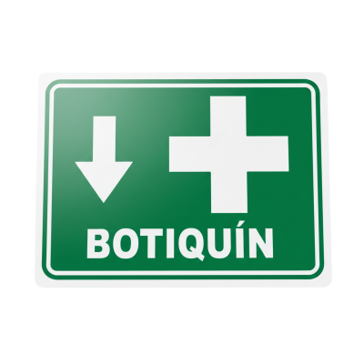 Señalamiento Botiquín Primero Auxilios 30X40 Mate