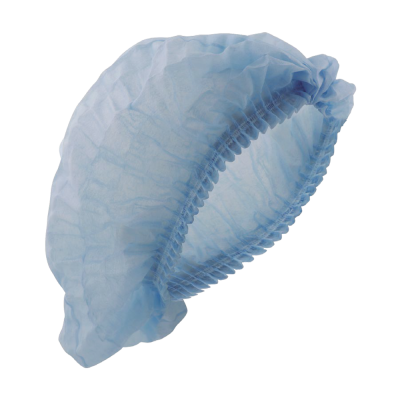 COFIA PLISADA DE POLIPROPILENO, VERDE, AZUL O ROJO.