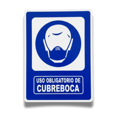 Señalamiento 'Uso Obligatorio' 30x40 Mate