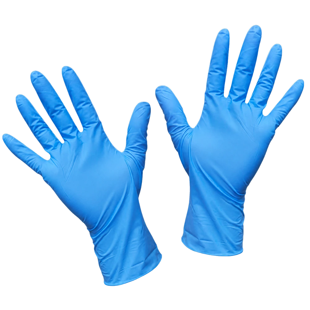 Guante Nitrilo Desechable Azul
