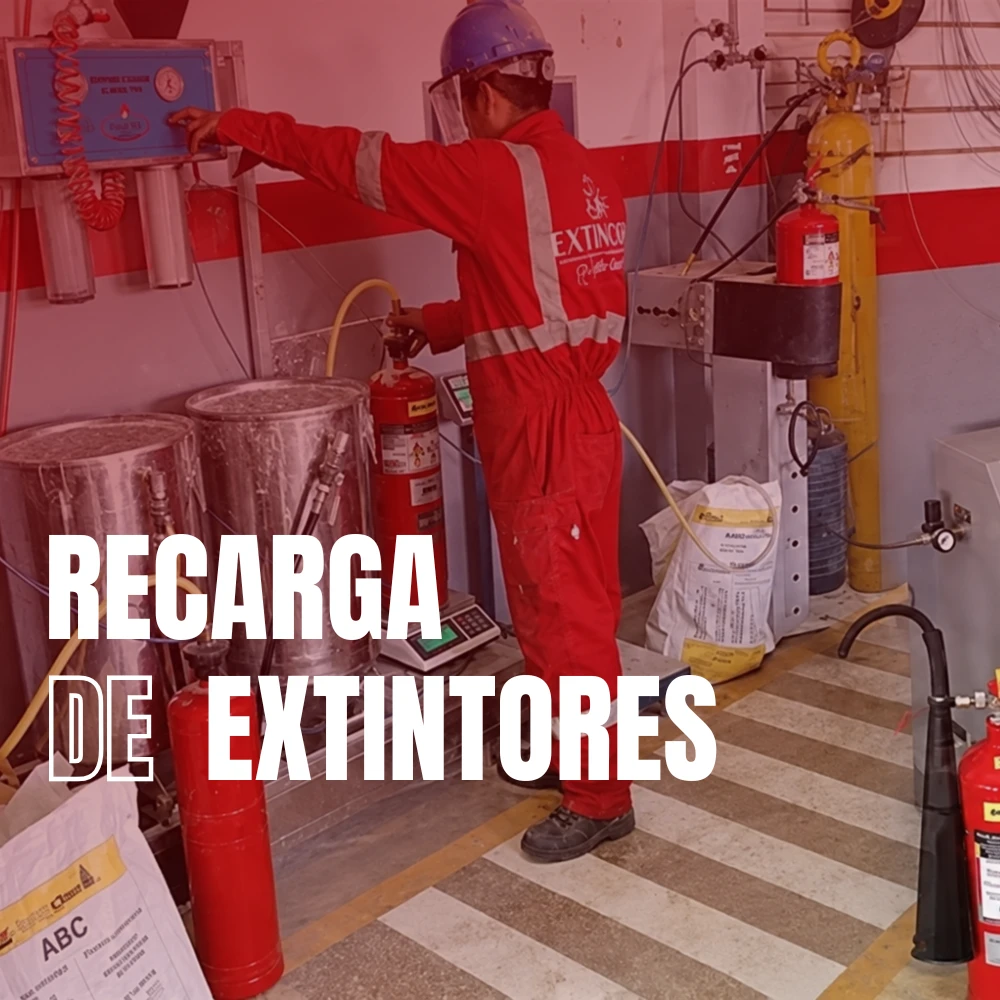 Recarga y Mantenimiento Extintor 4.5 kg