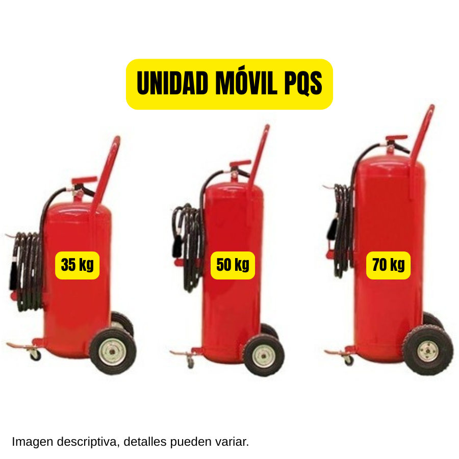 Equipo Nuevo de Unidad Móvil 70 kg PQS